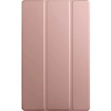 TeknoKapsül Newface Lenovo M10 Hd X306F Kılıf Tablet Smart Kılıf - Rose Gold