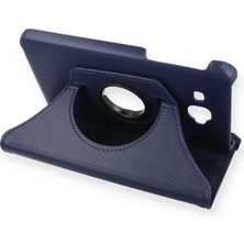 TeknoKapsül Newface Samsung Galaxy T280 Tab A 7 Kılıf 360 Tablet Deri Kılıf - Lacivert