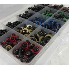 Atlas Hobi Amigurumi Vidalı Göz Kutulu Renkli 300 Adet