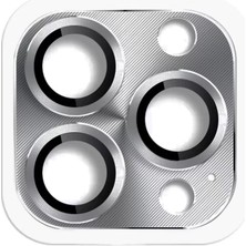 TeknoKapsül Newface iPhone 16 Pro Max Pers Alüminyum Kamera Lens - Gri