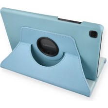 TeknoKapsül Newface Samsung Galaxy T500 Tab A7 10.4 Kılıf 360 Tablet Deri Kılıf - Turkuaz