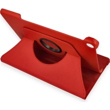 TeknoKapsül Newface Huawei Matepad Se Kılıf 360 Tablet Deri Kılıf - Kırmızı