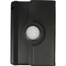 TeknoKapsül Newface Huawei Mediapad T3 10 / 9.6 Kılıf 360 Tablet Deri Kılıf - Siyah