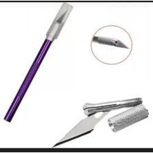 Atlas Hobi Kretuar Hobi Biçağı Seti - Hassas Kesim Maket Bıçağı ve Yedek Uçlar