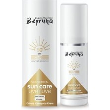 Beyruha Organic Kozmetik Hasas Ciltler ve Her Cilt Tipi Için Yüksek Koruma Güneş Kremi 50+ Spf – High Protection Sunscreen Uva I Uvb
