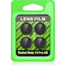 TeknoKapsül Newface Xiaomi Redmi Note 14 Pro 4g Raze Metal Kamera Lens - Siyah