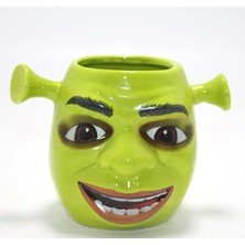 EkoAlışverişDünyam 3D Shrek Tasarımı Porselen Kupa Bardak