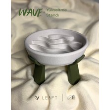 Leaft Design Wave Yavaş Yeme Mama Kabı - Veteriner Onaylı Standlı Tasarım - Kedi ve Köpek Ergonomik Slow Feeder