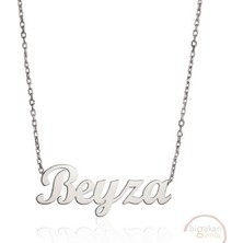 Bigakan 925 Ayar Gümüş Beyza Isimli Kolye