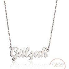 Bigakan 925 Ayar Gümüş Gülşah Isimli Kolye