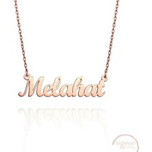 Bigakan 925 Ayar Gümüş Melahat Isimli Kolye Rose Kaplama