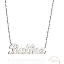 Bigakan 925 Ayar Gümüş Balkız Isimli Kolye