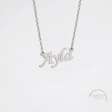 Bigakan 925 Ayar Gümüş Ayla Isimli Kolye