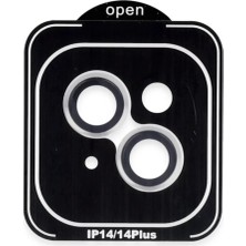 TeknoKapsül Joko iPhone 14 Pvd Metal Kamera Lens - Gümüş