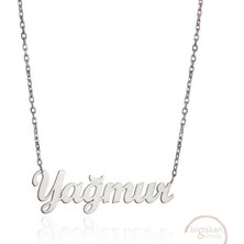 Bigakan 925 Ayar Gümüş Yağmur Isimli Kolye