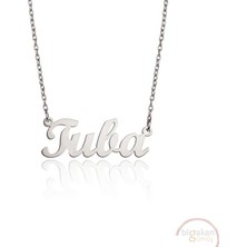 Bigakan 925 Ayar Gümüş Tuba Isimli Kolye