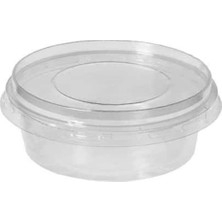 Çeliker 150CC Şeffaf Sup Kase ve Kapak 100’lü | Kullan At Tatlı, Dondurma, Meze, Çerez Kabı