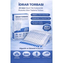 TeknoKapsül Idrar Torbası Steril Medikal Idrar Toplama Torbası 20 Adet