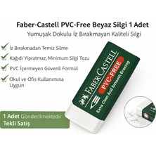 TeknoKapsül Faber-Castell Pvc-Free NO24 Beyaz Silgi 1 Adet Yumuşak Dokulu Iz Bırakmayan Kaliteli Silgi