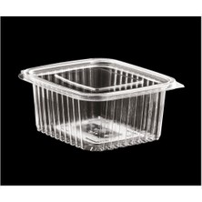 Çeliker Plastik Sızdırmaz Kap 500 gr cc Kullan At Tek Kullanımlık Kapaklı Kase 50 Adet