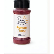 Nova Glutensiz Glutensiz Pancar Tozu 100 G %100 Doğal Sebze Tozu Katkısız Vegan
