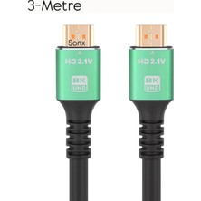 Karahanbey HDMI 2.1 Kablo – 8k Hd Görüntü Ses Aktarımı 8k 60Hz 4K 120Hz