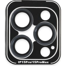 TeknoKapsül Joko iPhone 15 Pro Max Pvd Metal Kamera Lens - Lacivert