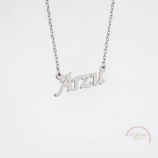 Bigakan 925 Ayar Gümüş Arzu Isimli Kolye