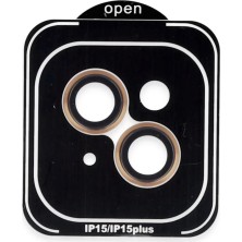 TeknoKapsül Joko iPhone 15 Pvd Metal Kamera Lens - Turuncu