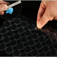 EkoAlışverişDünyam Çift Taraflı Yuvarlak Montaj Macunu 42 Adet