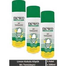 Newo Tuvalet Temizleyici Köpük Limon 500 ml 3'lü
