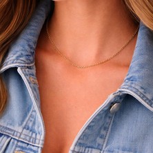 Minimal Gold Zincir Kolye – Ince Zarif Günlük Şıklık