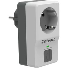 TeknoKapsül Dotvolt Surge Hunter 1 Lı Kablosuz Enerjı Koruma Prızı (1050 J)