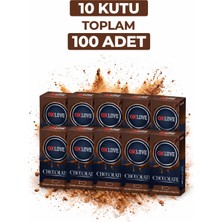 TeknoKapsül Oxlove Chocolate Aromalı Prezervatif 10'lu 10 Kutu