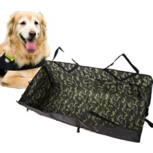 TUMKE Evcil Hayvan Araç Araba Koltuk Örtüsü Kamuflaj Desen Köpek Yatağı Minderi