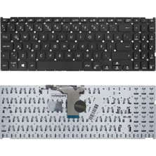 Notespare Asus Uyumlu Vivobook 15 A516MAO-HD425, 15 F515EA-EJ076T, 15 F515JA-EJ067 Klavye Tr Siyah