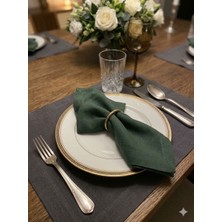 Atölye Asya %100 Som Pirinç Peçete Yüzüğü – 4 mm   4 Adet