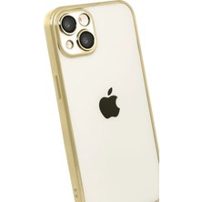 Toyigoo Ieg™  Apple Iphone 15 Razer Lensli Silikon - Gold