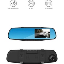 DS LLC Araç Içi Kamera Gece Görüşlü LCD Ekranlı 1080P Ön ve Arka Dikiz Aynası TA05 Siyah Iegtgrs-