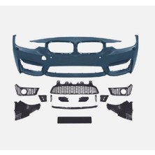 Dmb Bmw 3 Serisi F30 M3 Ön Tampon Komple Set Panjurlu Sis Yuvalı 2012- 2017 Arası Uyumlu