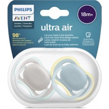 Philips Avent Ultra Air Emzik 18 Ay+ 2li Çok Renkli Silikon ile Bebeğinizin Cildini Nefes Aldırır