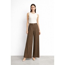 Sentez 5636 Abelia Kısa Geniş Paça Pantolon