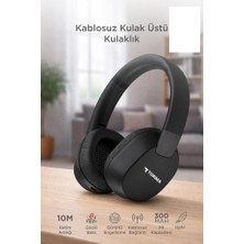 MiraLive Bluetooth Kulaklık Kulak Üstü Kablosuz Kulaklık HD50 Siyah