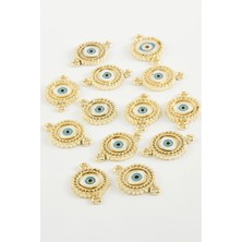 Toyigoo Ieg™ Göz Çift Kulplu Mineli Bileklik ve Kolye Ucu Aparatı 1 Adet