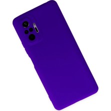 Toyigoo Ieg™  Xiaomi Redmi Note 10 Pro Kılıf Nano Içi Kadife Silikon - Mor