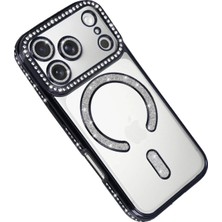 Toyigoo Ieg™  Apple Iphone 17 Pro Joke Simli Magneticsafe Kılıf - Siyah