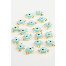 Toyigoo Ieg™ Nazar Çift Kulplu Mineli Bileklik ve Kolye Ucu Aparatı 1 Adet