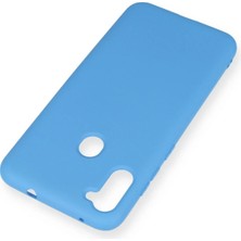 Toyigoo Ieg™  Samsung Galaxy A11 Kılıf Nano Içi Kadife Silikon - Mavi