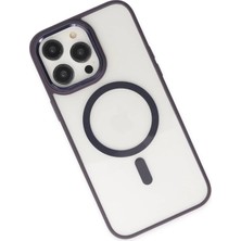 Toyigoo Ieg™  Iphone 13 Pro Kılıf Room Magneticsafe Silikon - Derin Mor