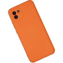 Toyigoo Ieg™  Samsung Galaxy A03 Kılıf Nano Içi Kadife Silikon - Turuncu
